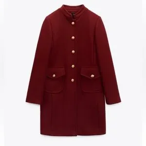 Zara Jackets Coats Zara Fitted Wool Blend Coat Poshmark